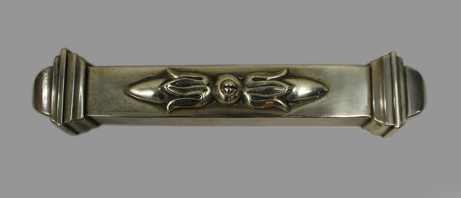 Antique Edwardian Brass Fireplace Fender & Matching Fire Irons - 15