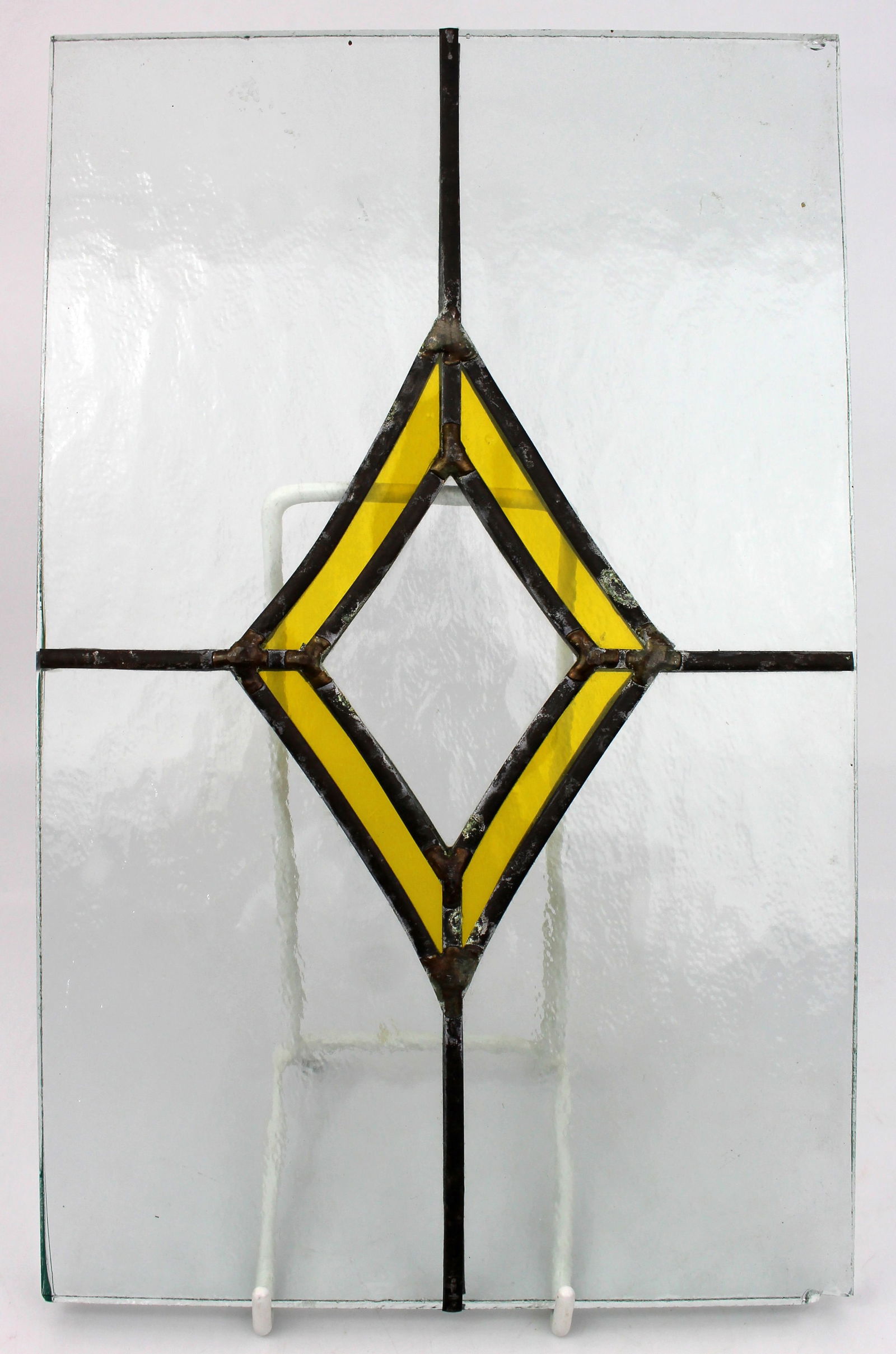 Set of 5 Vintage Stained Glass Panels - 2