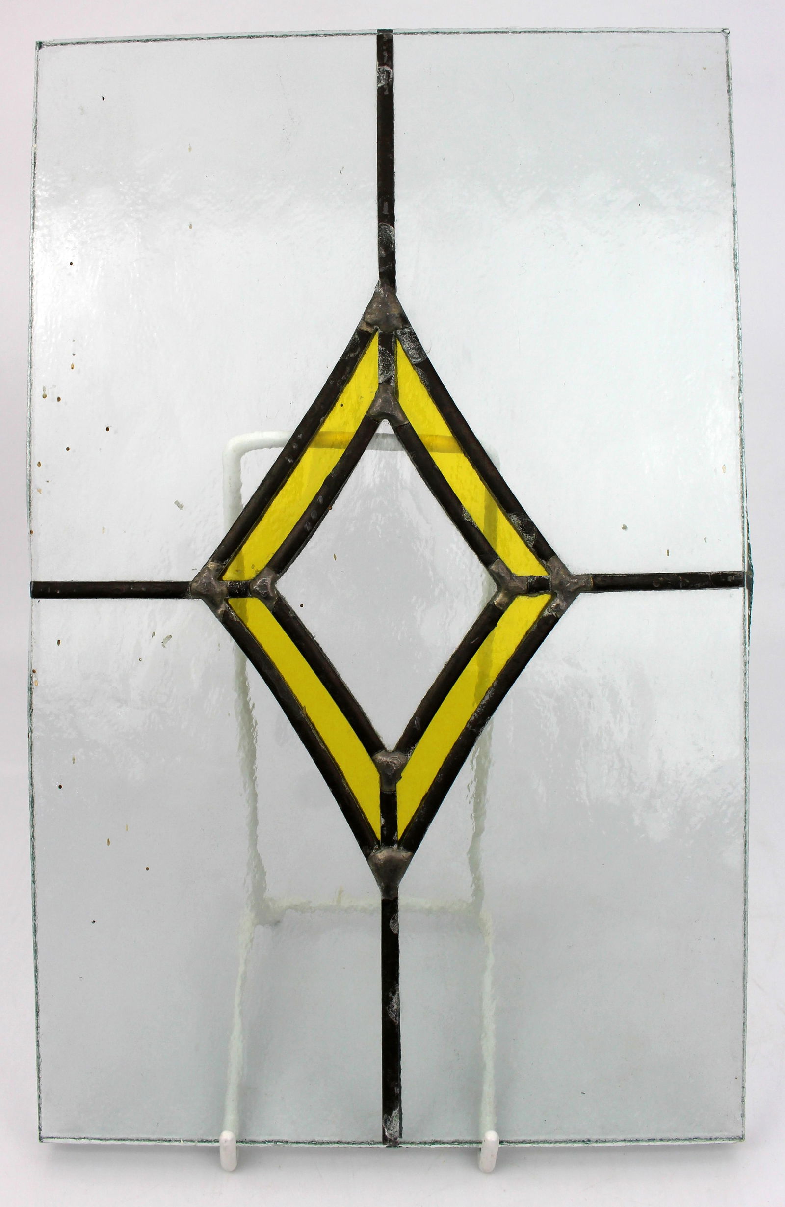 Set of 5 Vintage Stained Glass Panels - 4