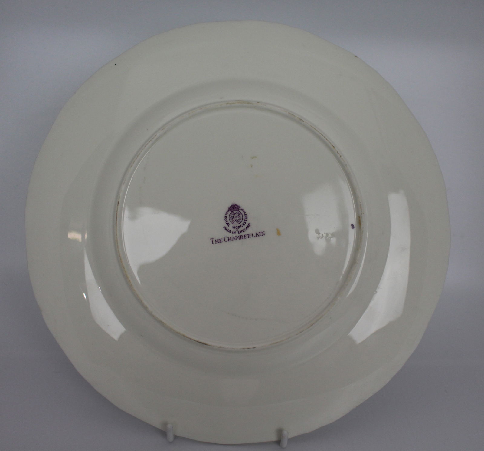 Royal Worcester The Chamberlain Cabinet Plate 1950 - 3