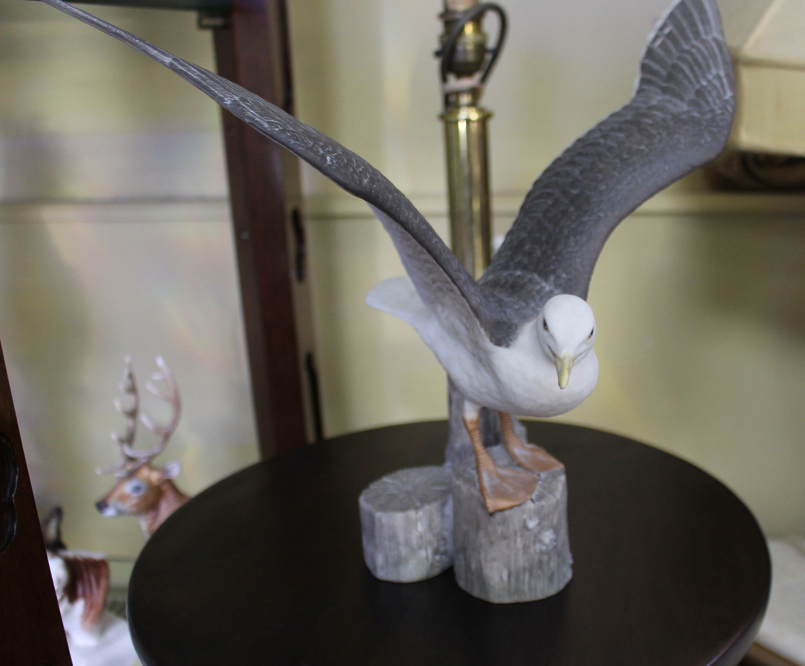 Franklin Porcelain The Great Black-Backed Gull: Title: Franklin Porcelain The Great Black-Backed Gull Description: Franklin Porcelain The Great Black-Backed Gull 1984 The Franklin Porcelain Studios The Great Black-Backed Gull Measures: 31