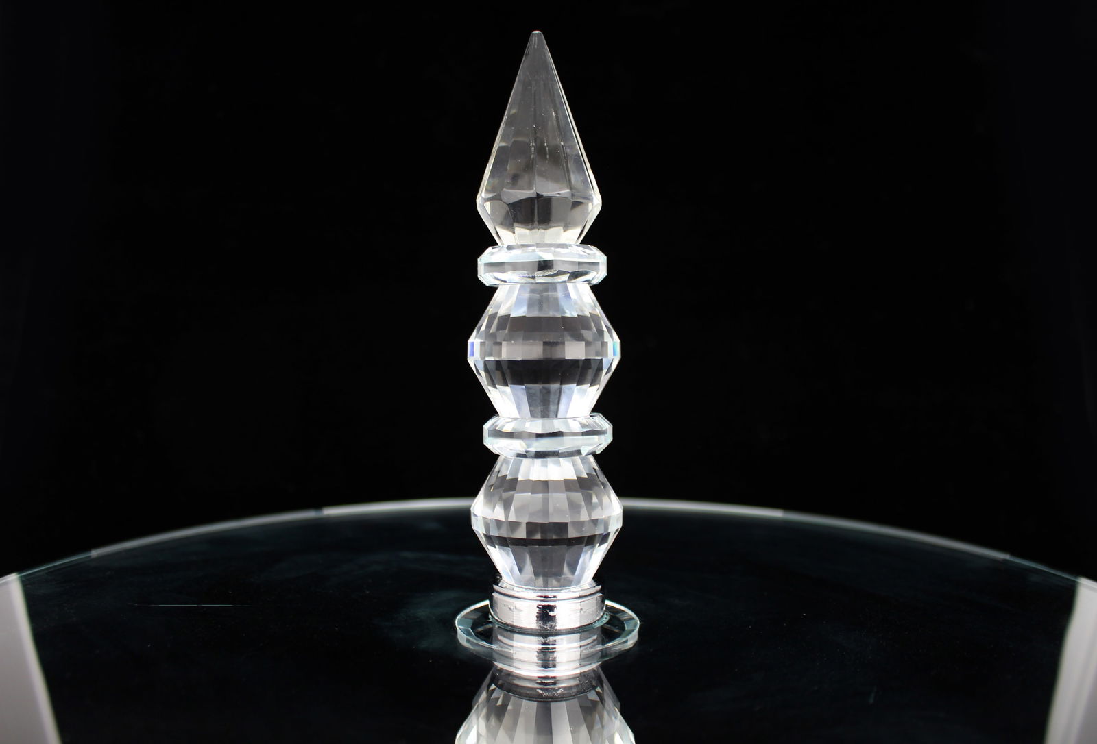 Crystal Display Stand Cake Plate - 2