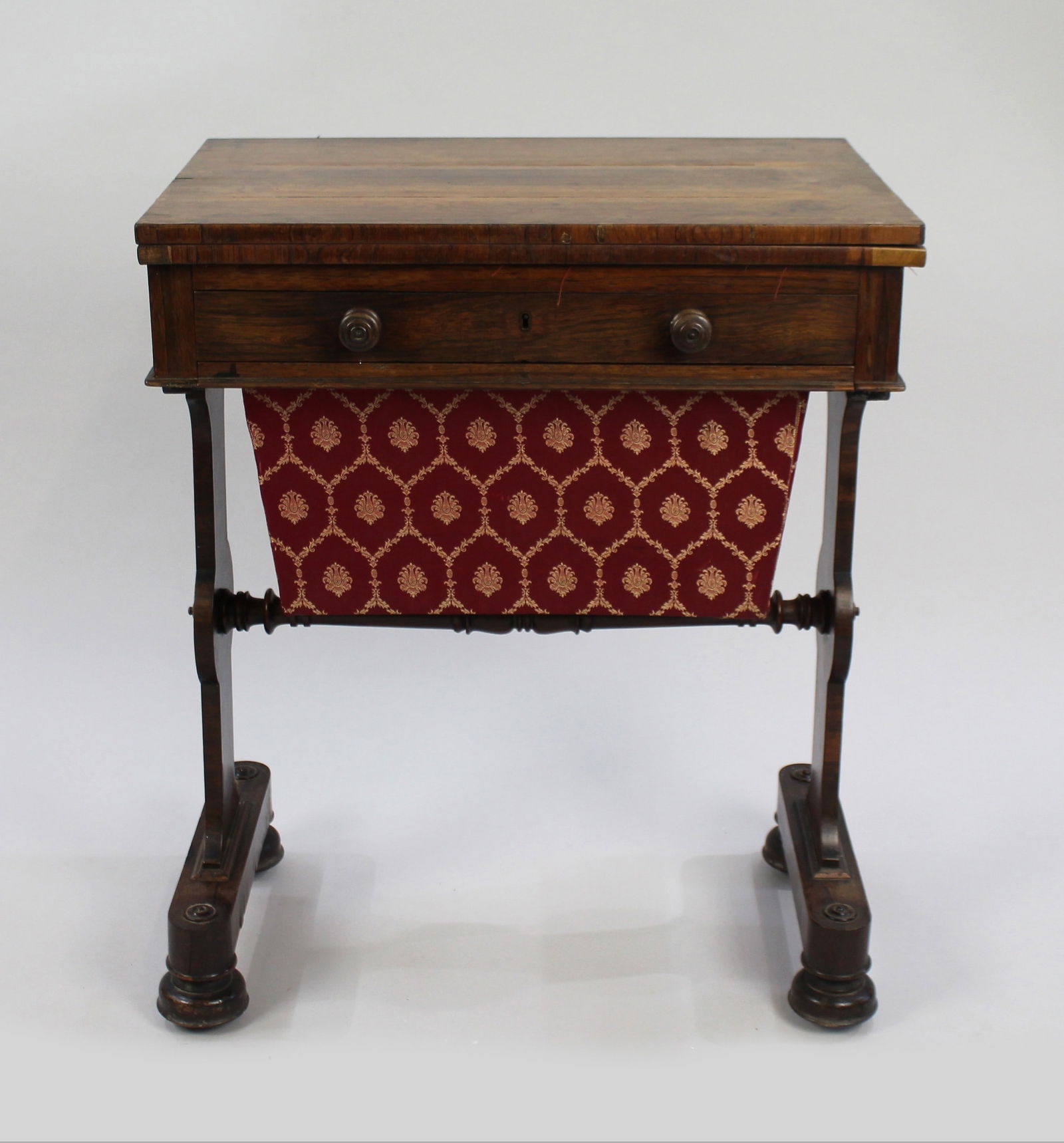 William IV Rosewood Card & Works Table - 2