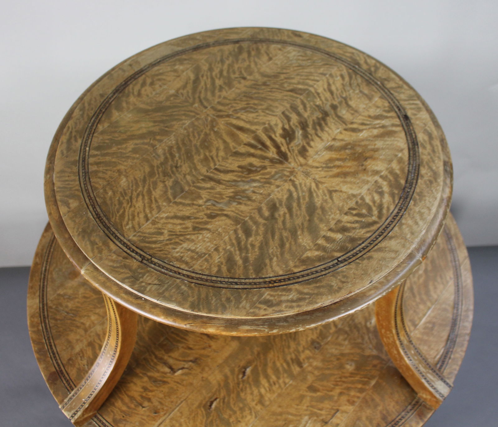 Antique Inlaid Satinwood Two Tier étagère Table - 3