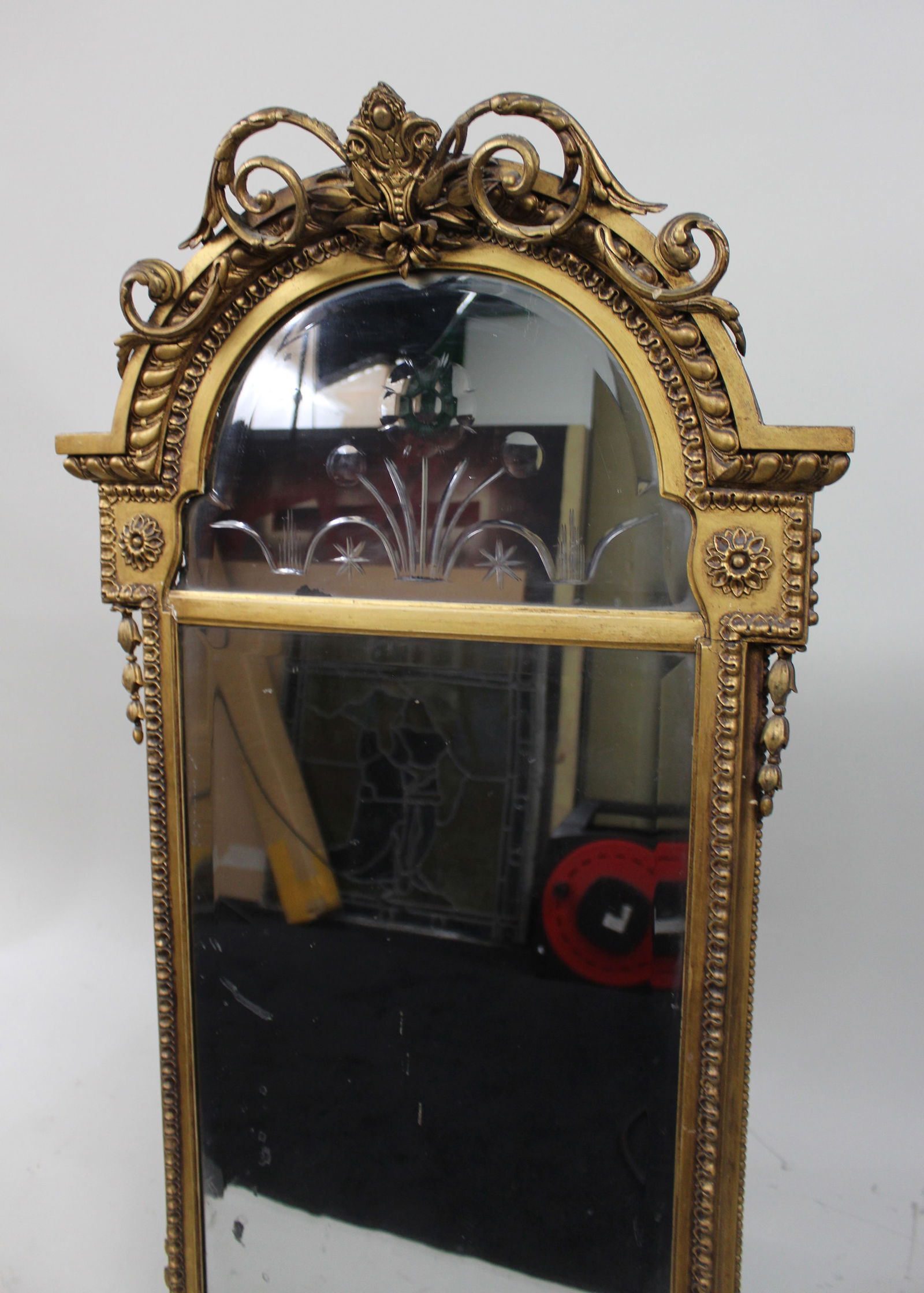 Regency Giltwood Pier Glass – Intaglio Cut Mirror Plate, c.1815 - 2