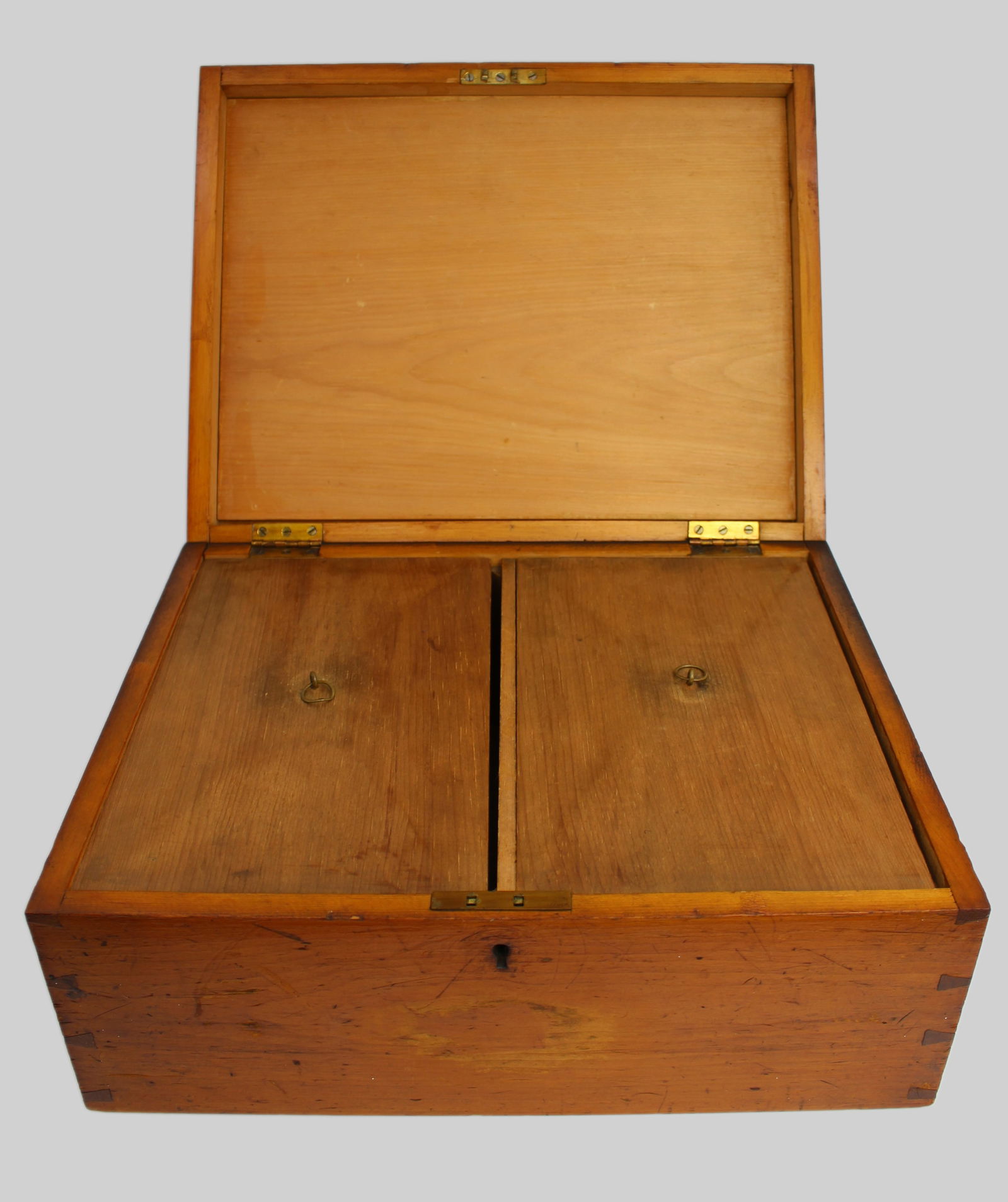Late Victorian/Edwardian Satinwood Case Caddy - 3