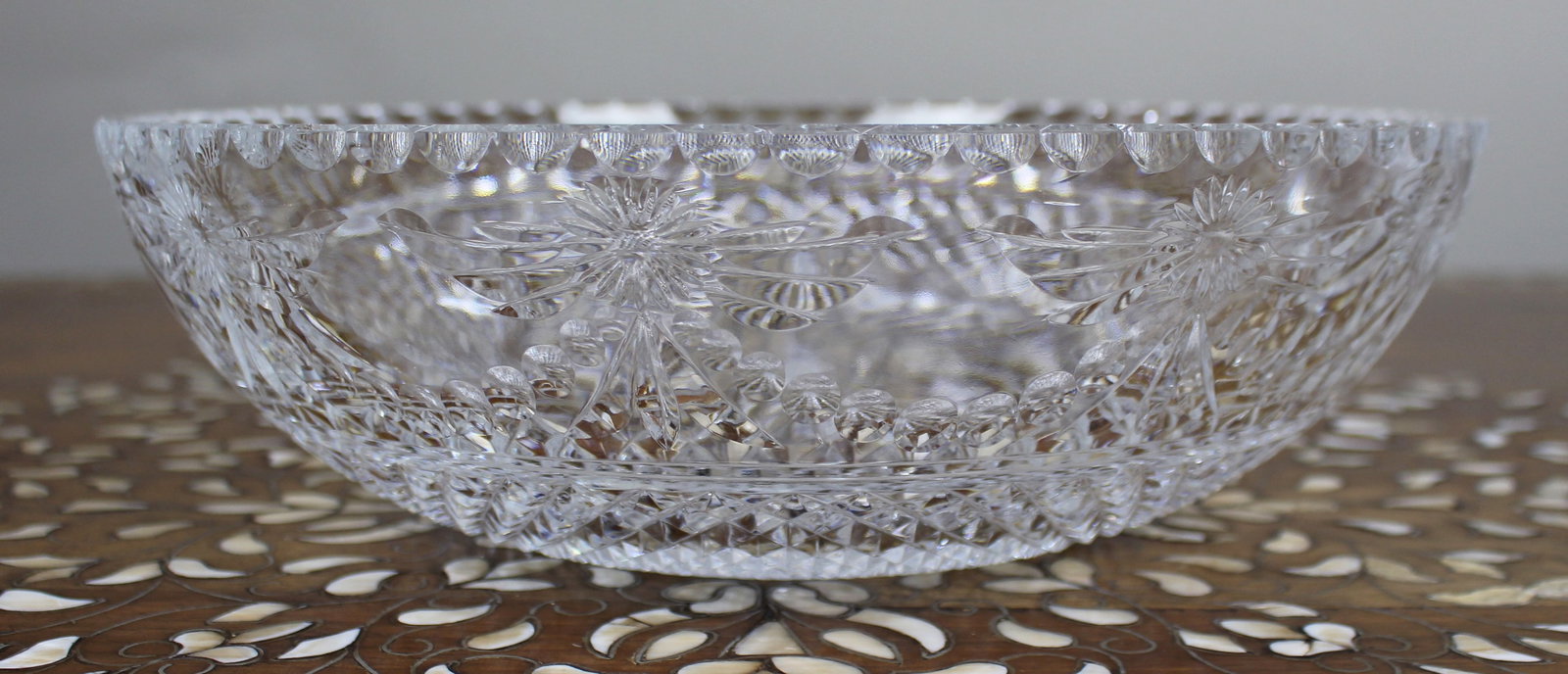 Fine Stuart Crystal Beaconsfield Cut Glass Centrepiece Bowl - 2