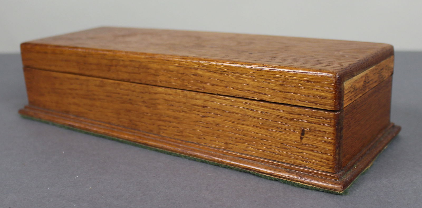 Antique Oak Desk Stationary Box - 2