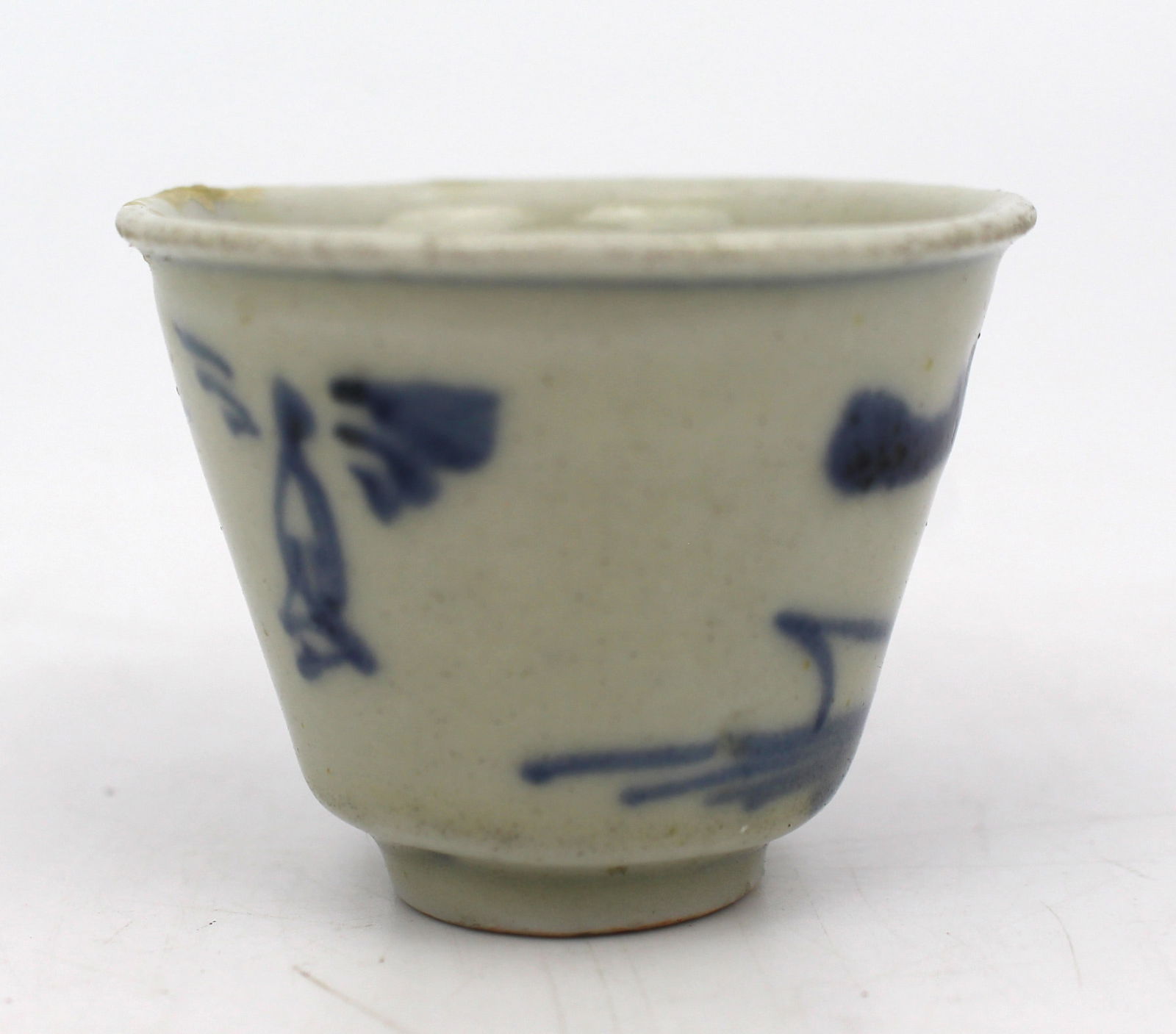 Late Qing Chinese Blue and White Porcelain Teacup, Circa 1880 - 6
