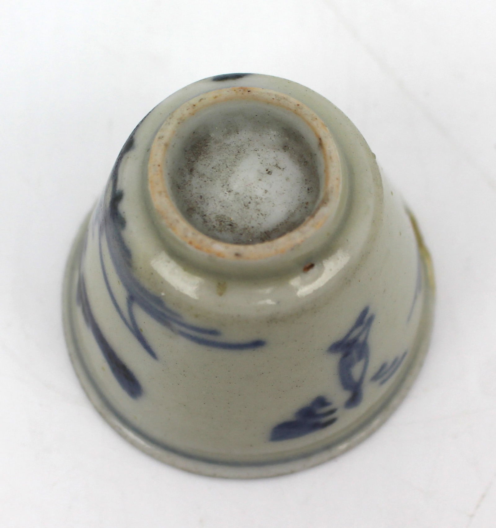 Late Qing Chinese Blue and White Porcelain Teacup, Circa 1880 - 7