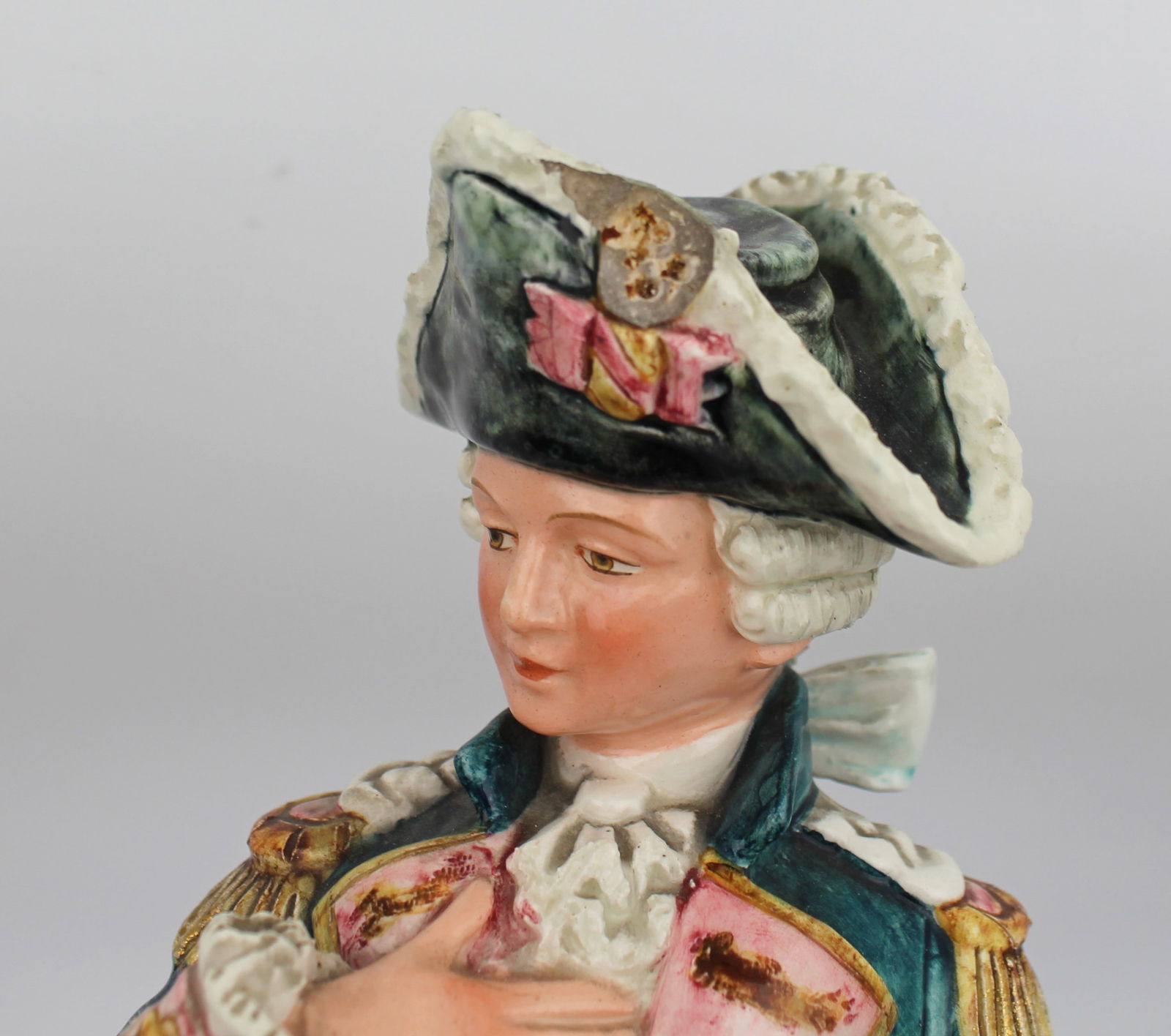Early 20th c. Austrian Porcelain Military Officer - 4