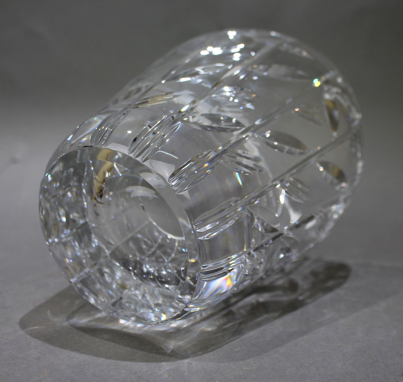 Vintage Cut Glass Crystal Vase - 3