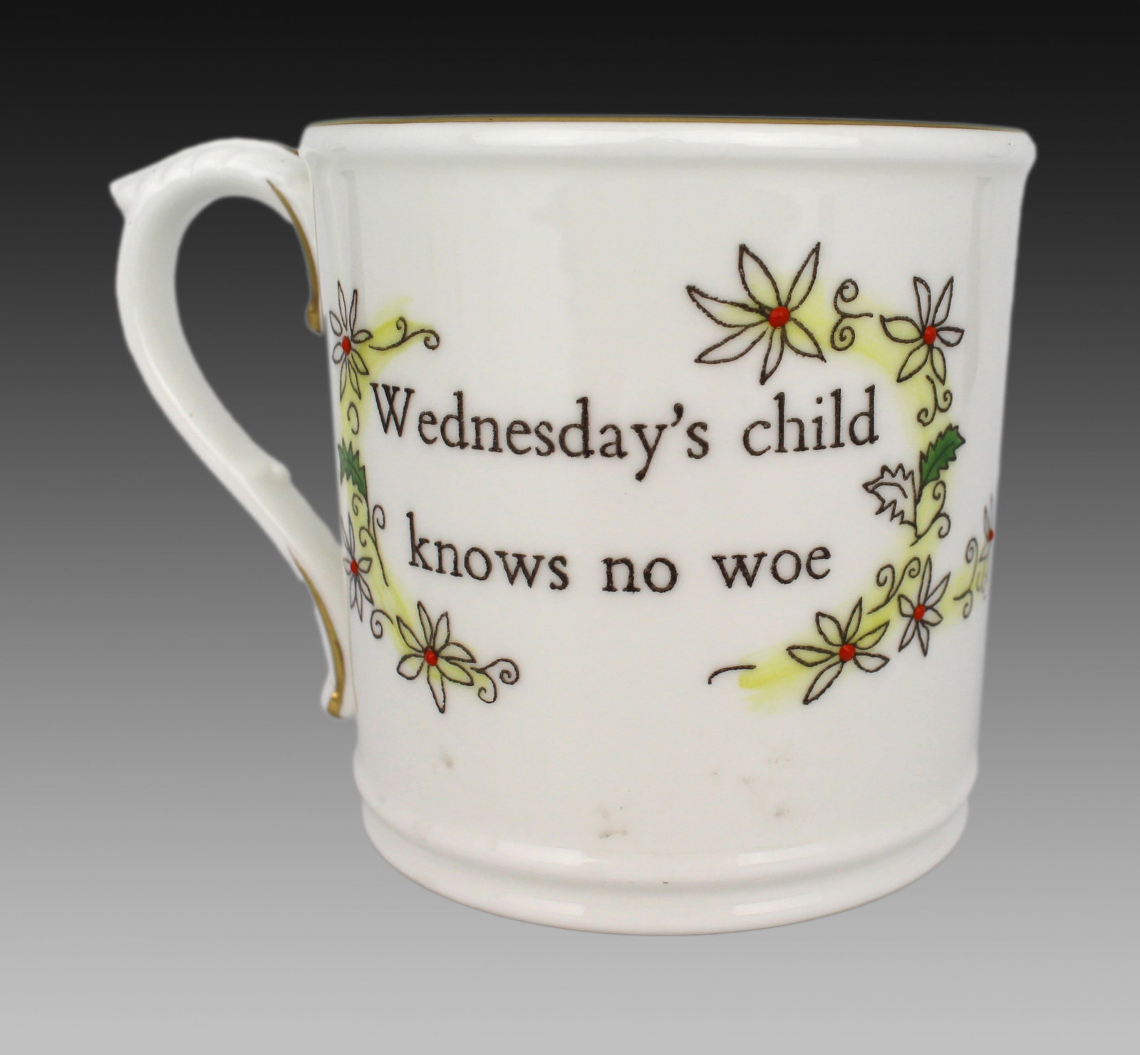 Pair of Royal Worcester “Days of the Week” Tankards - 5