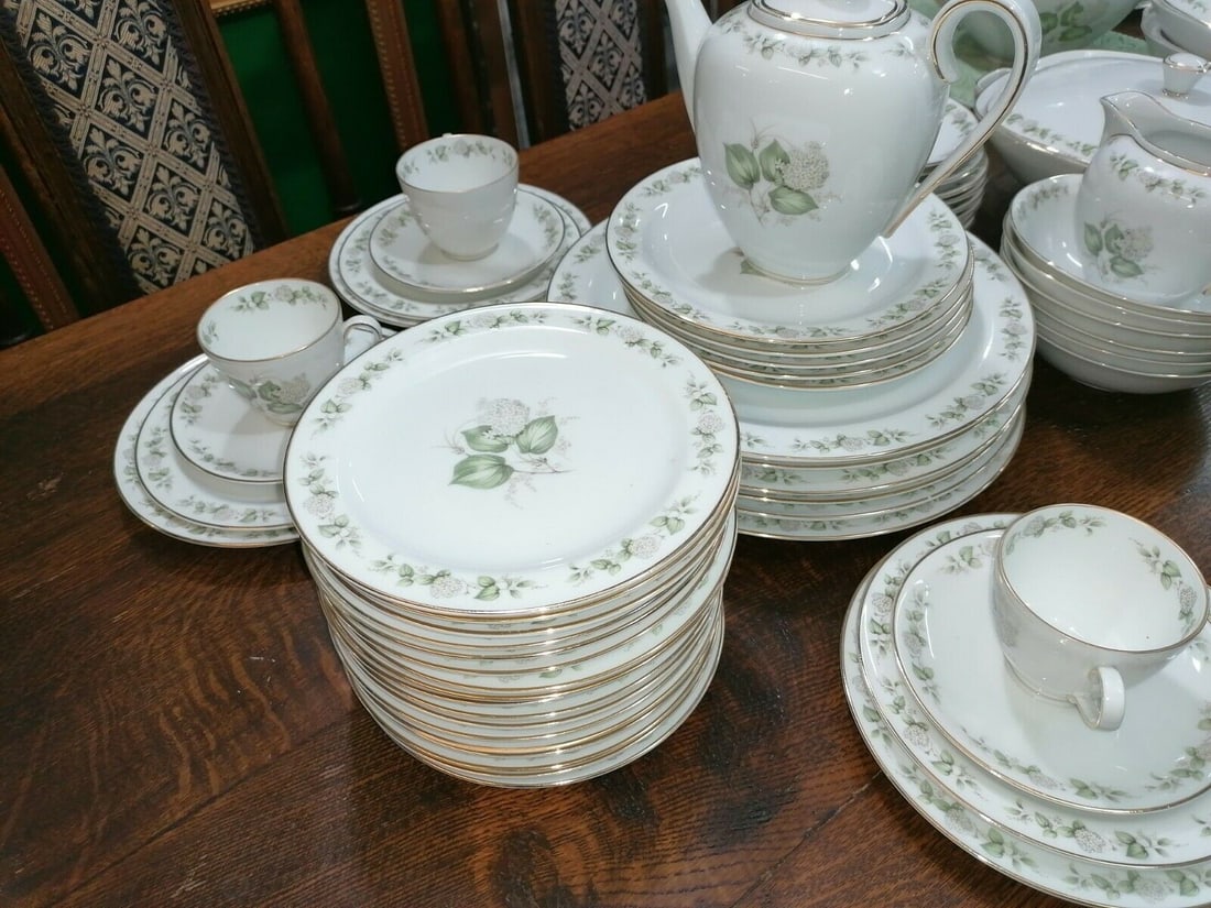 Extensive Franconia Krautheim “Summer Bloom“ Dinner Tea Service - 11