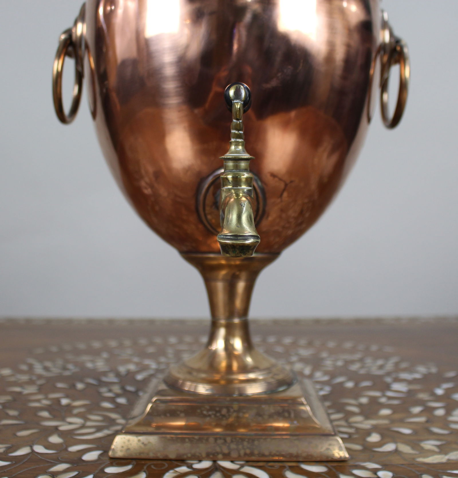 Georgian Copper & Brass Samovar circa 1810 - 2