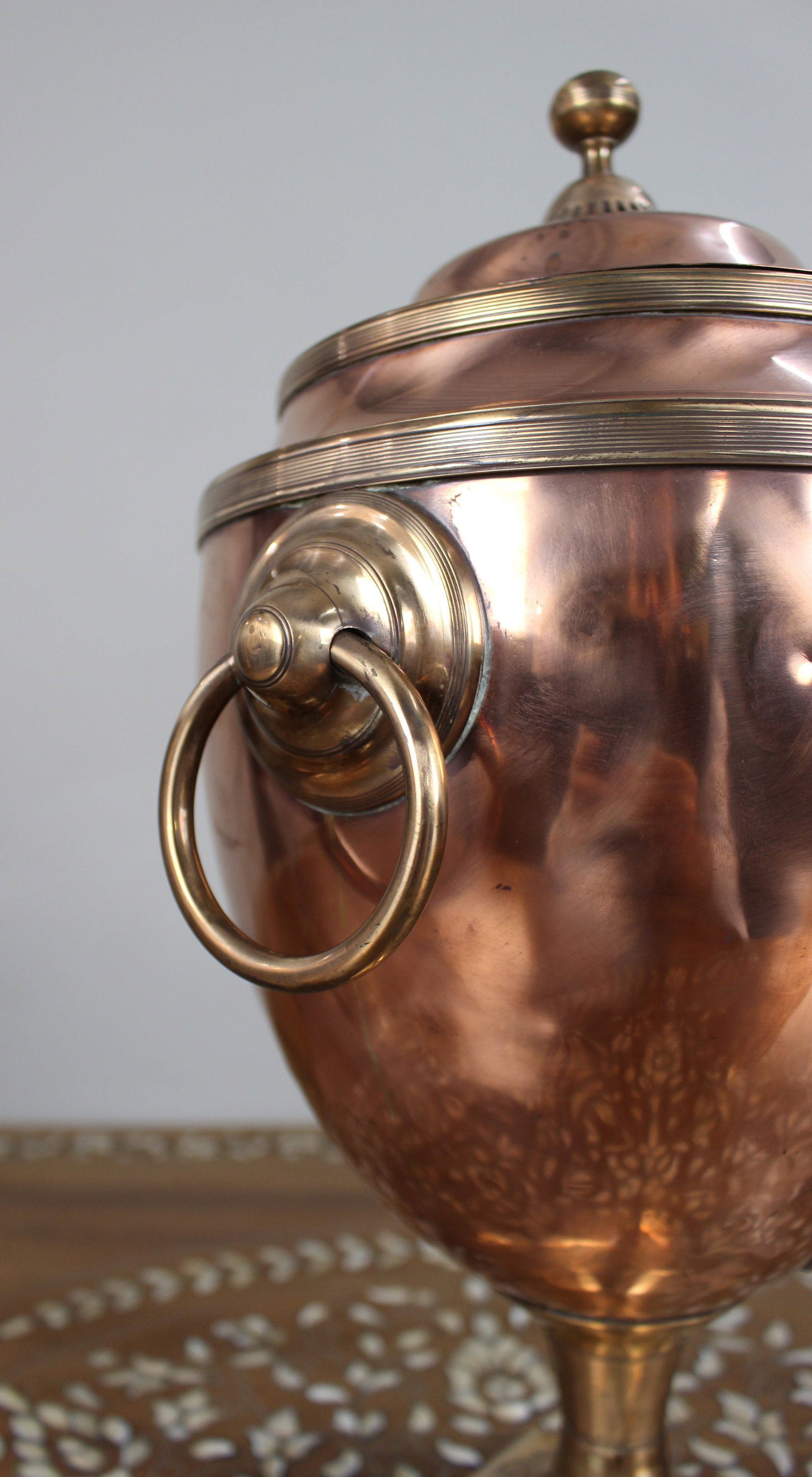 Georgian Copper & Brass Samovar circa 1810 - 5