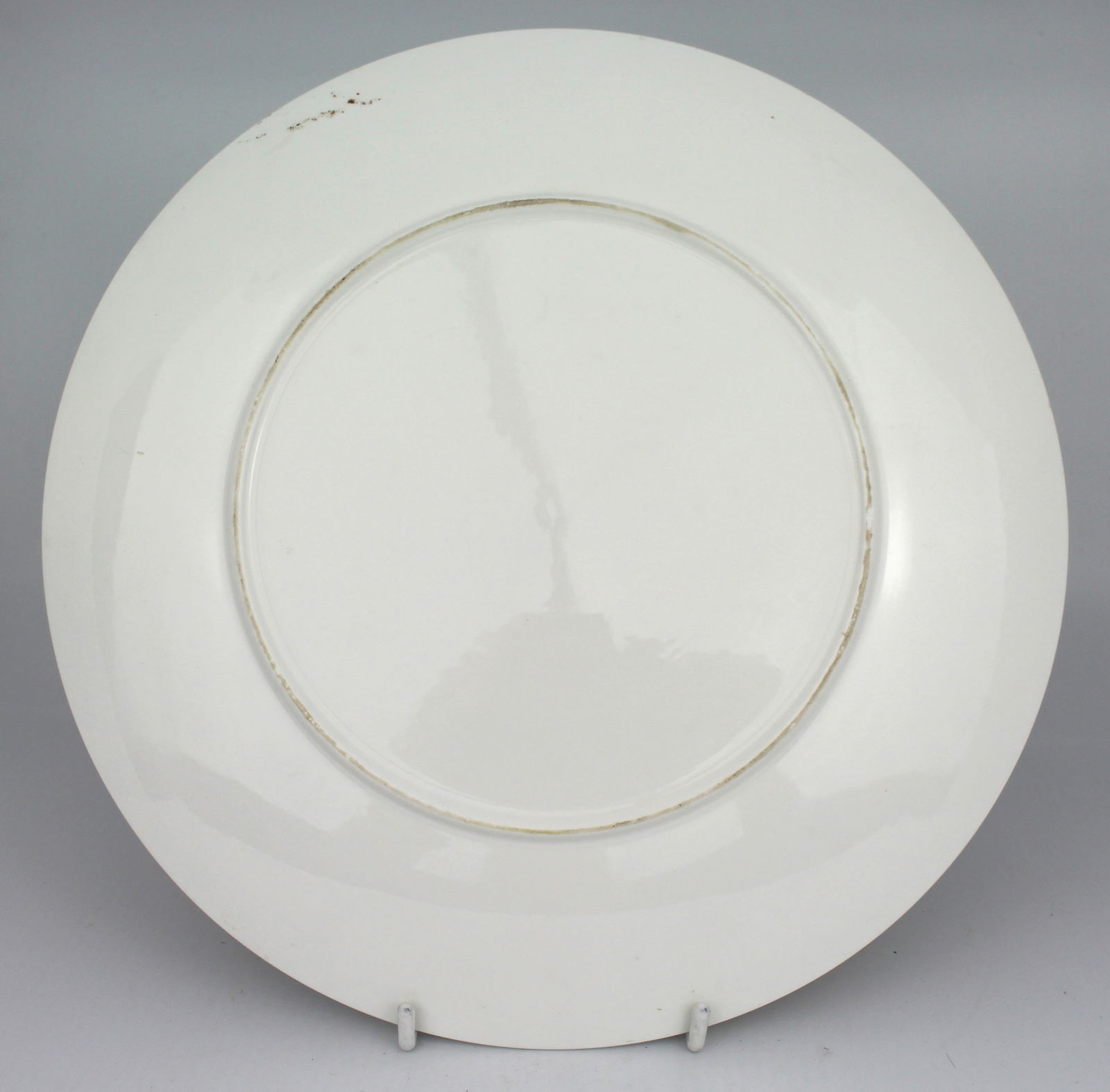 Hand Painted River Landscape Cabinet Plate by J Smith Worcester - 2