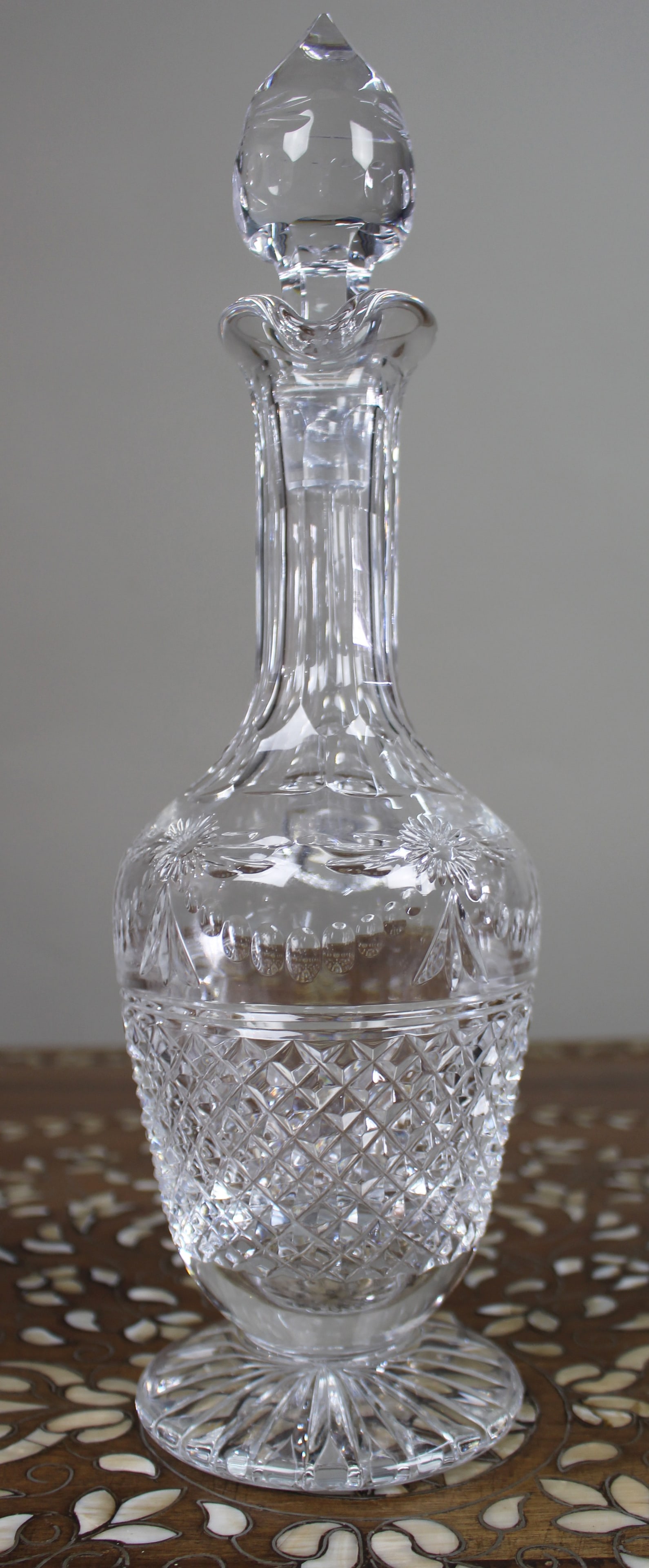 Fine Stuart Crystal Beaconsfield Cut Glass Claret Jug - 3