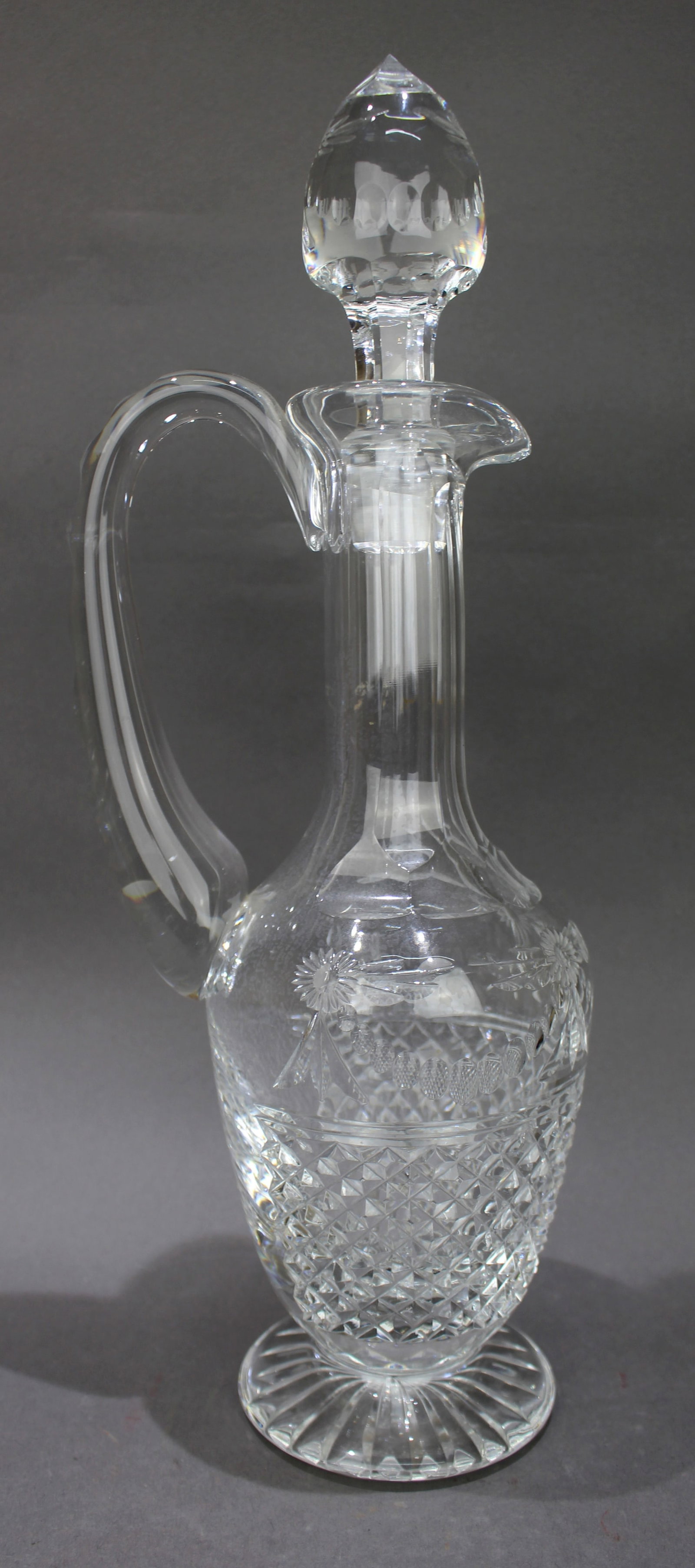 Fine Stuart Crystal Beaconsfield Cut Glass Claret Jug - 6