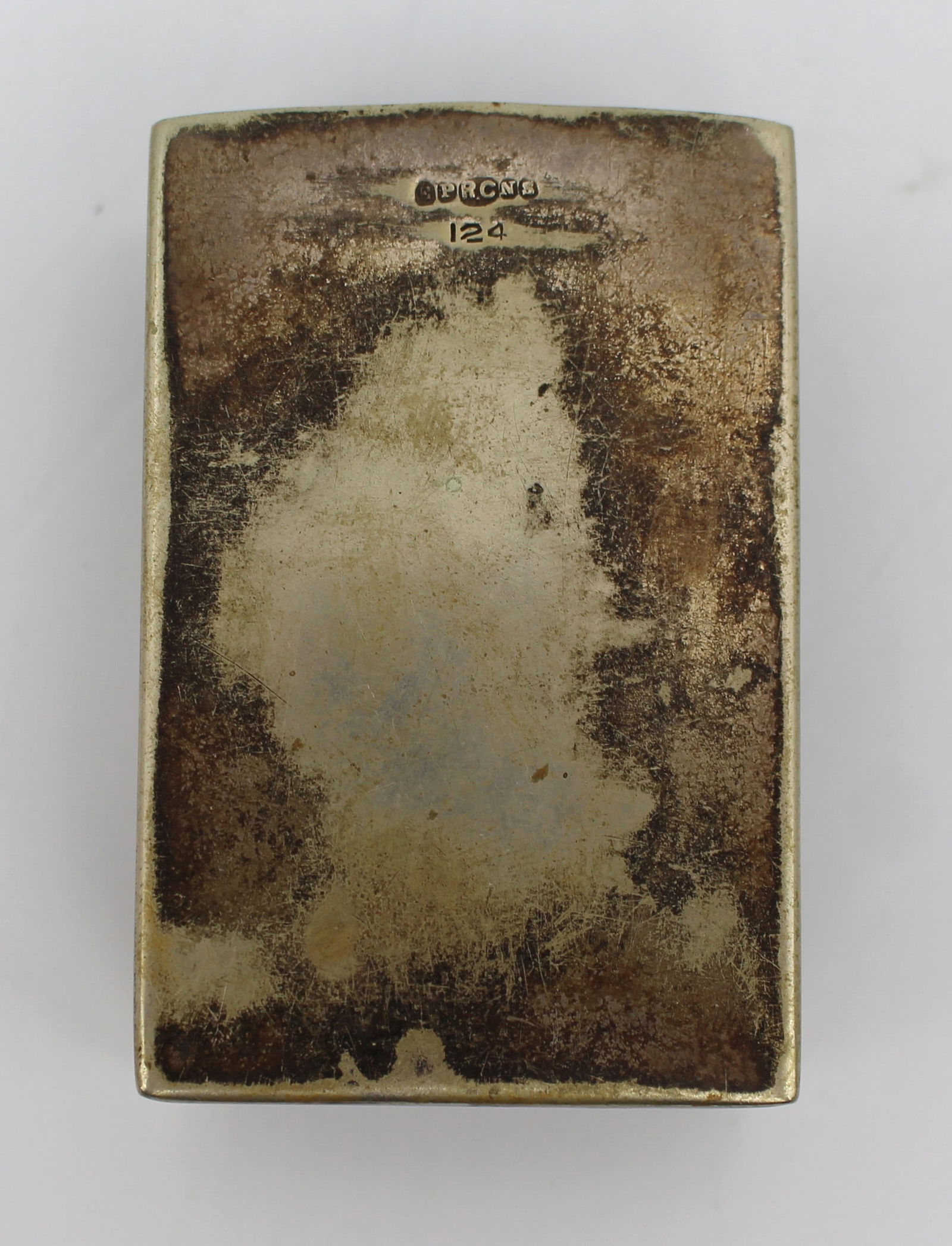 Enamel Australia Silver Plated Match Box Holder - 3