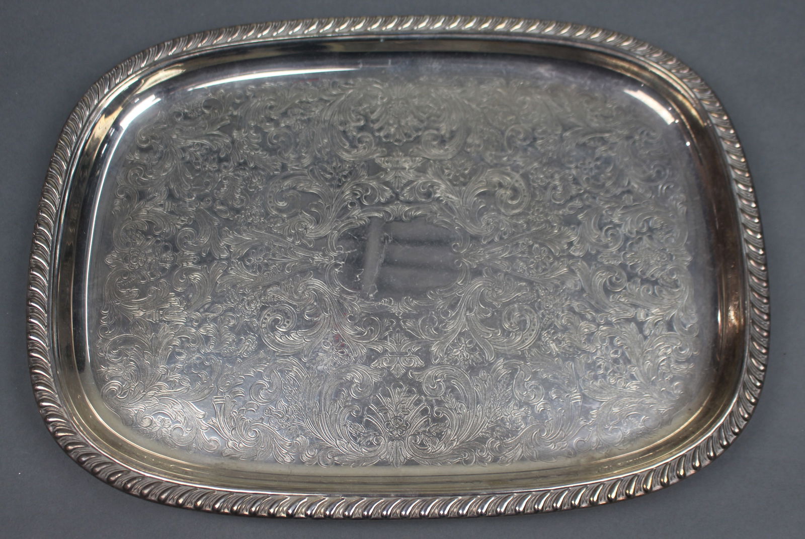 Vintage Silver Plated Serving Tray (1 of 4)