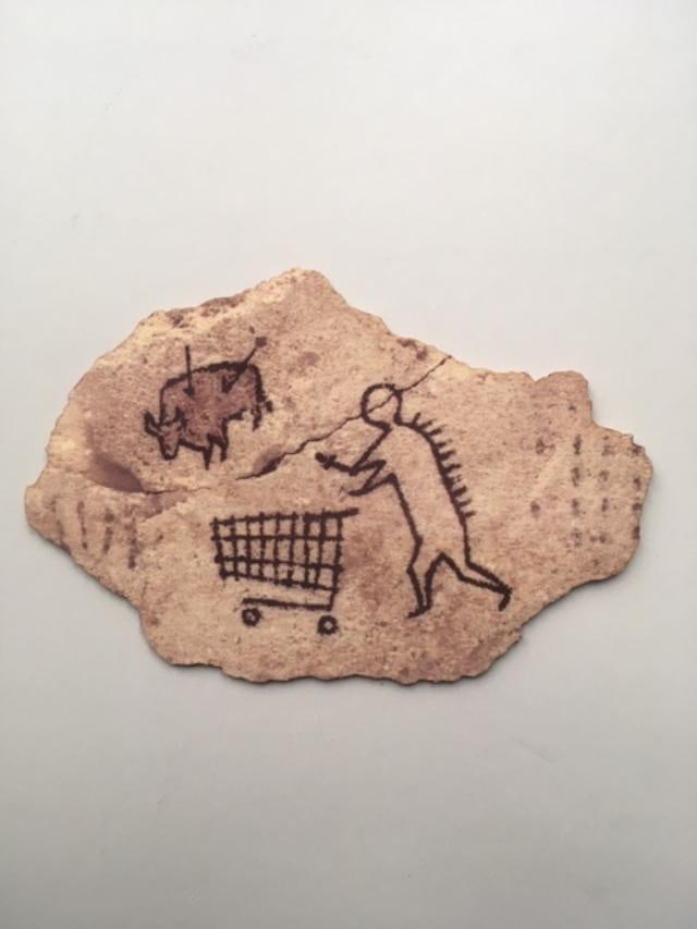 Banksy (b 1974) Peckham Rock ‘Shopping Trolly's' Cork Postcard, British Museum With Provenace, - 2