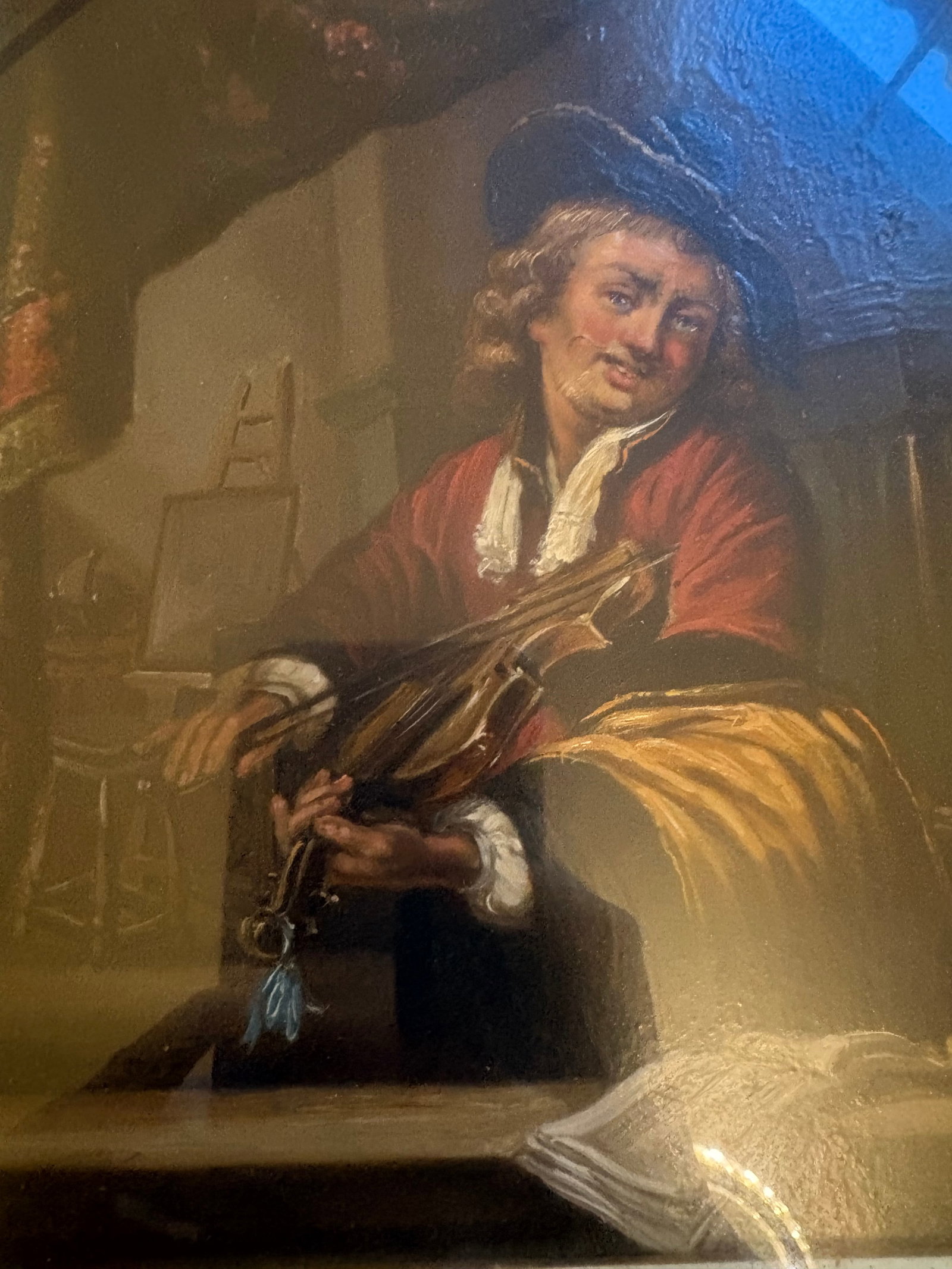 19th - Century Work In The Style of Dutch Golden Age Painter Gerrit Dou (1 of 2)
