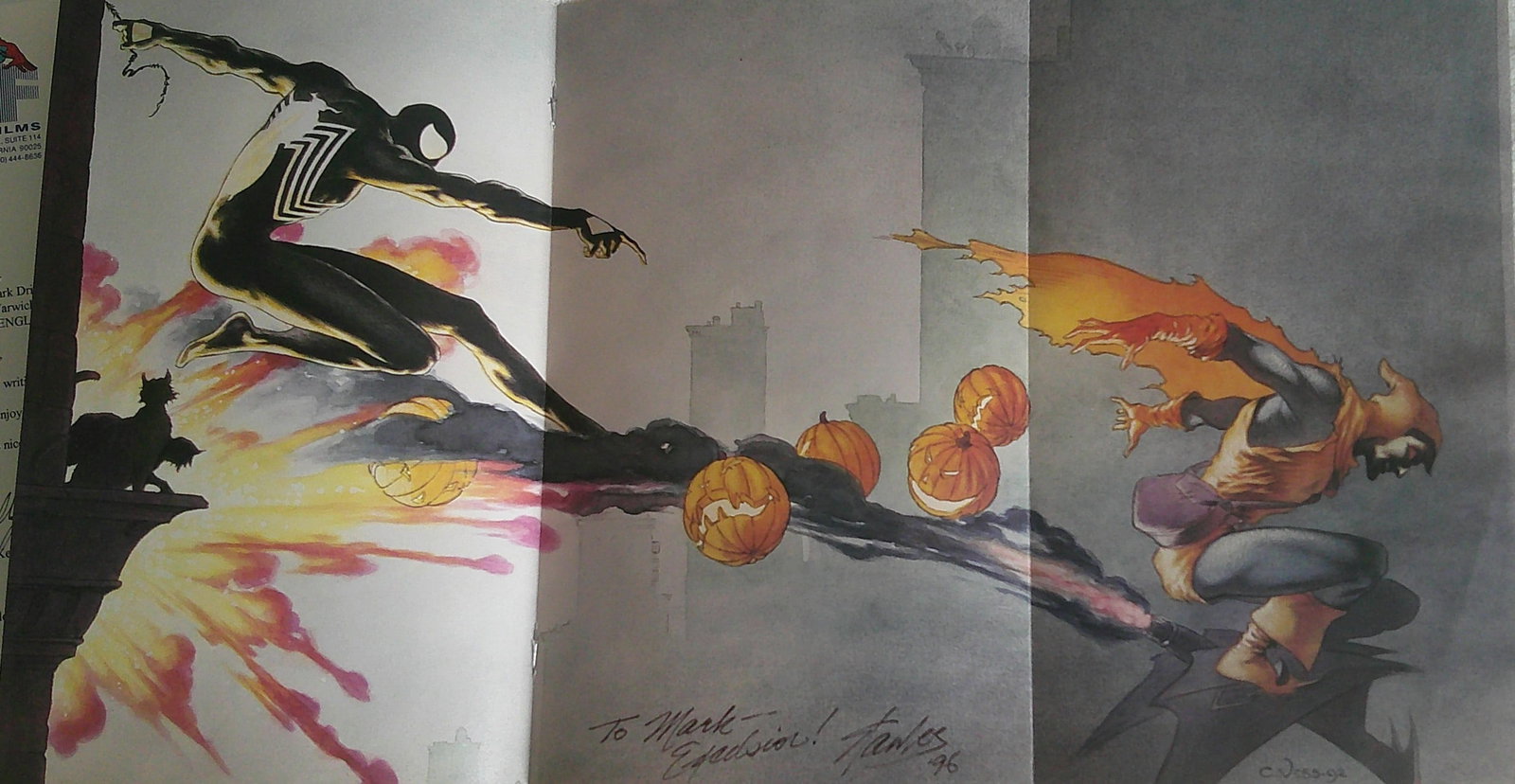 Marvel (1996) ‘Spectacular Spiderman’ 30th Anniversary Comic, Fold Out Poster Signed Sta - 6