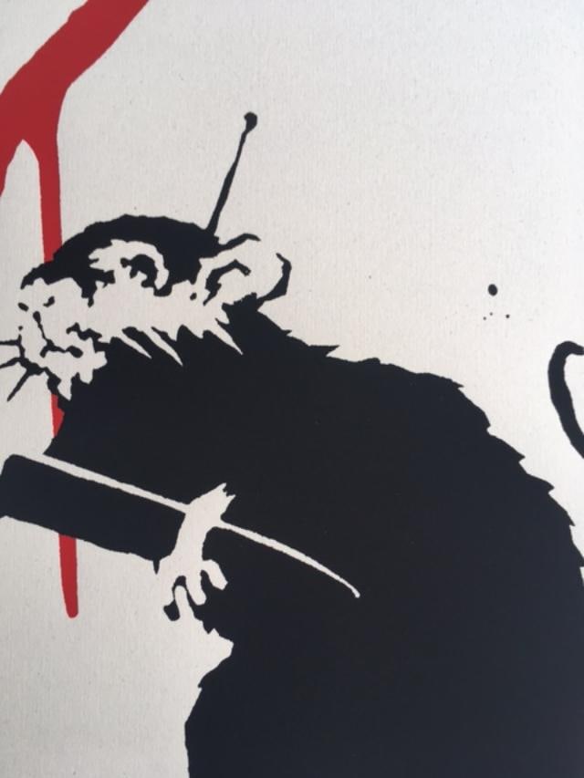 Banksy (b1974) ‘Love Rat’ Screenprint, Editioned /500,Original West Country Prince,2018 - 3