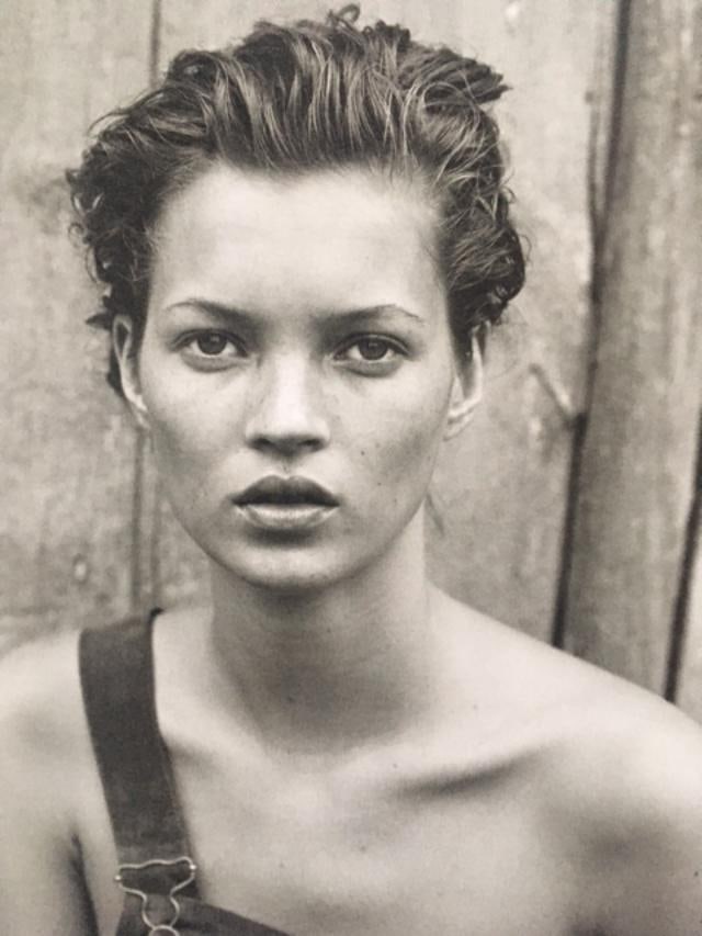 Kate Moss, Peter Lindbergh (b 1944-2019) New York, Large Portrait, Framed, 1994 - 2
