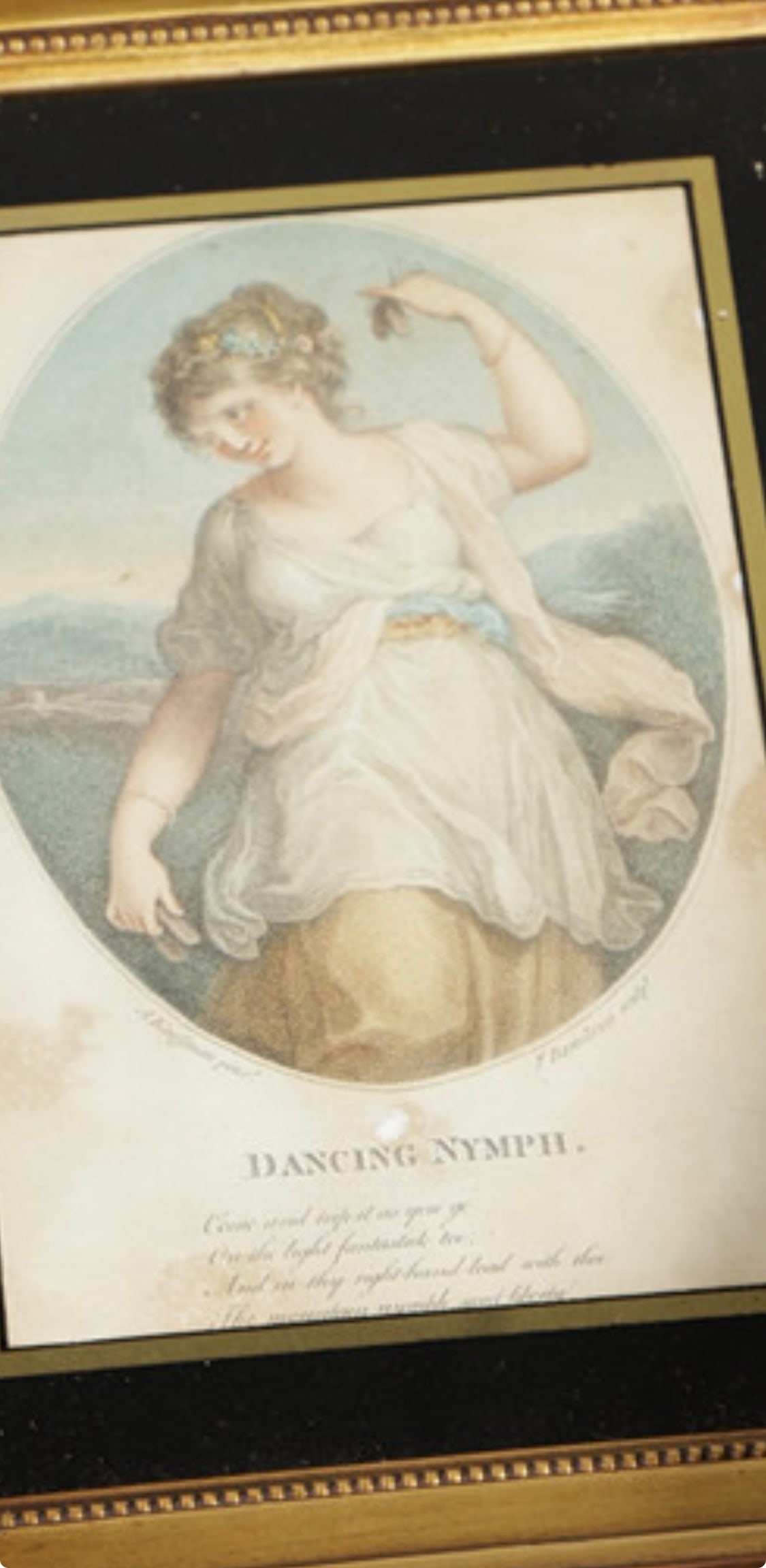 After Angelica Kauffman Colour Engraving - 2