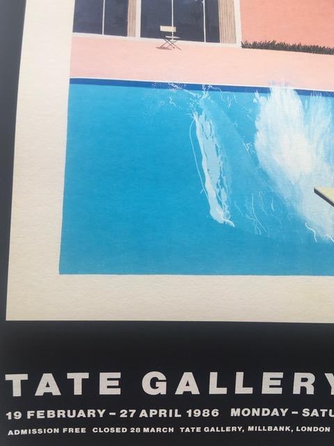 David Hockney (1937) ‘A Bigger Splash’ Lithograph In Vibrant Colours, Open Edition, 1967 - 3