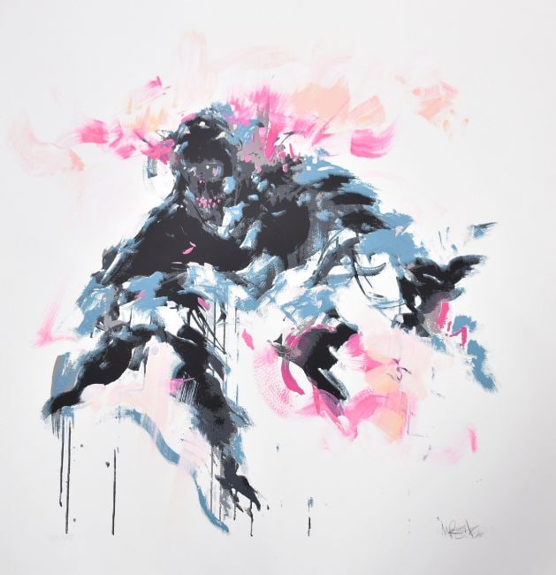 Mr Jago (B.1972) 'Walking Wounded' Modern Graffiti Abstract, Ltd Ed, Screenprint In Colours, 2008: Title: Mr Jago (B.1972) 'Walking Wounded' Modern Graffiti Abstract, Ltd Ed, Screenprint In Colours, 2008 Description: MR JAGO (B.1972) - WALKING WOUNDED – Modern Graffiti Abstract Screenprint