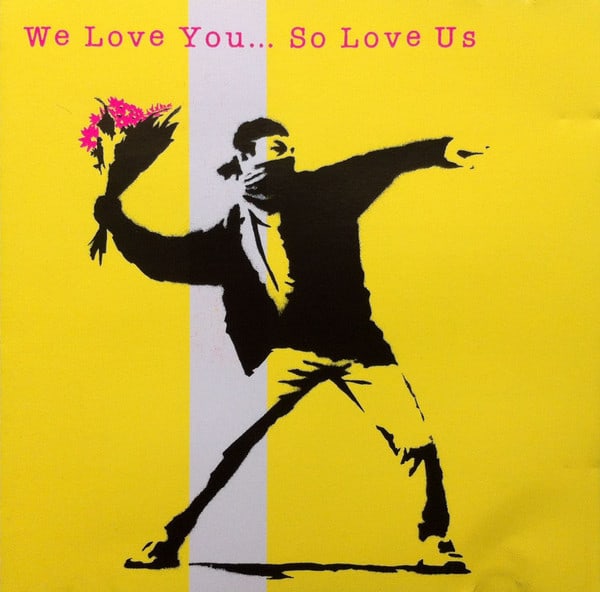 Banksy Love Is In The Air CD - Limited Edition Unsigned Naturally cm Free Post In UK: Title: Banksy Love Is In The Air CD - Limited Edition Unsigned Naturally cm Free Post In UK Description: Limited Edition CD, WE love you, based on the famous Paris image of the student riots in the