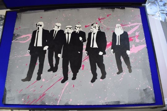 Starwars RYCA (b1981) ‘Reservoir Troopers, Mr Pinks Moment’, Screenprint, Signed, Unique - 2