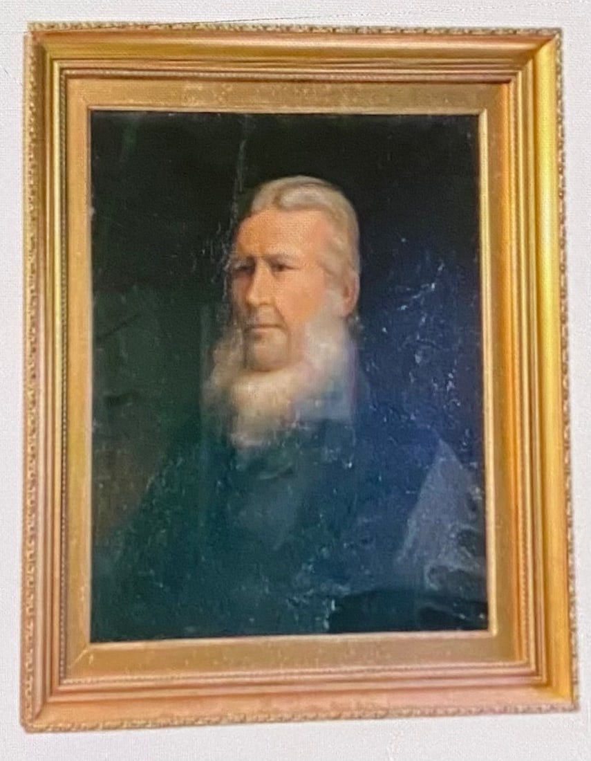 English School (19th Century) Portrait of John Isaac Church House Oil On Canvas (1 of 4)