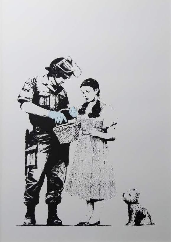 Banksy (b1974) ‘Stop And Search’ Screenprint, Editioned /500,Original West Country Princ (1 of 6)