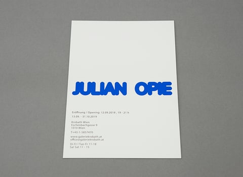 Julian Opie (1958-), Krobath, 3D Lenticular Moving Image, In Vibrant Colour, Framed, 2019 - 5