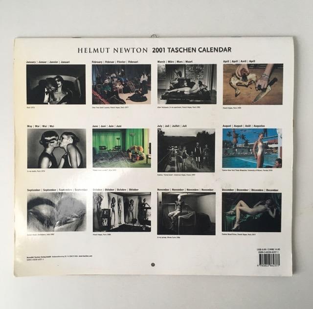 Helmut Newton (1920–2004) Lithograph prints, Erotic Art Photography, Bi-fold Calender,Taschen, - 2
