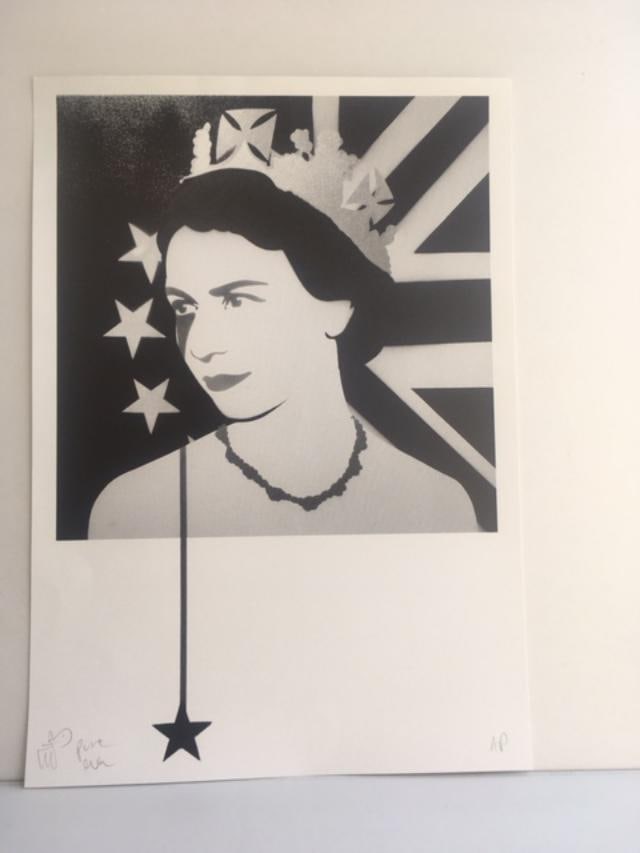 Pure Evil (b.1968) ‘Queen Elizabeth Brexit’, Screenprint, Artist's Proof, 2016 - 9