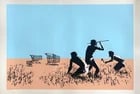 Banksy (b1974) ‘Trolley Hunters’, Screen Print, Editioned, Stamped, By West Country Prin (1 of 4)