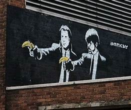 Banksy (b1974) ‘Pulp Fiction’ Screenprint, Editioned /500,Original West Country Prince,  - 7