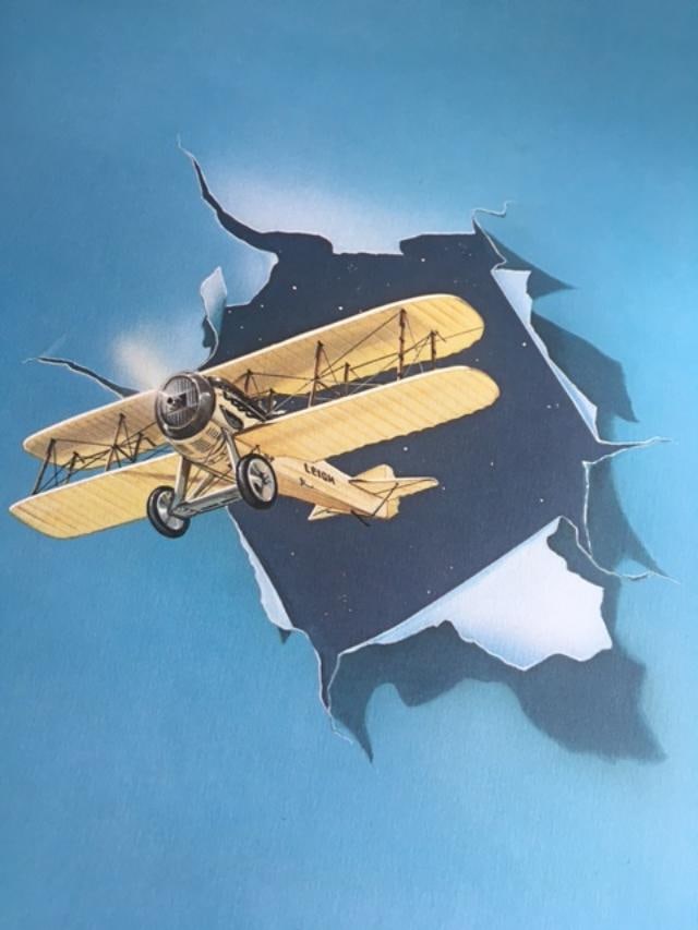 David Mann (1968-04) ‘The Airplane’, Lithograph In Colours, Editioned, Hand Signed, 2004 (1 of 6)