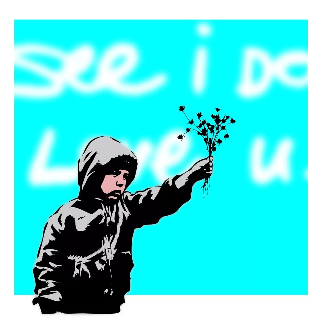 Chris Boyle (b 1972) ''See I Do Love you'' Urban Street Art Print Signed, A/P 6/10 COA, 2024 (1 of 8)
