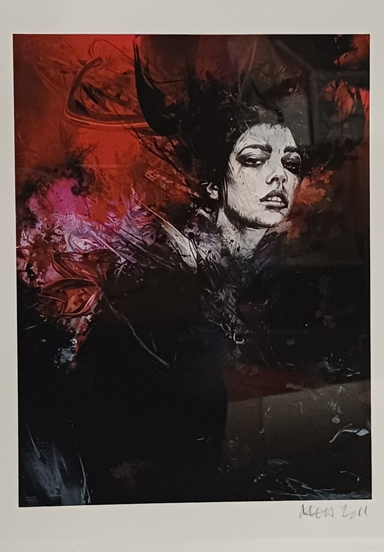 Byroglyphics (b.1971) ‘Planet Caravan’ lithograph, signed, edition, COA verso, 2011, fra (1 of 7)