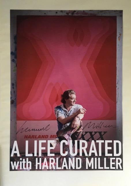 Harland Miller (b.1964) ‘A Life Curated’, lithograph, Exhibition Poster, Signed, 2025,fr - 5