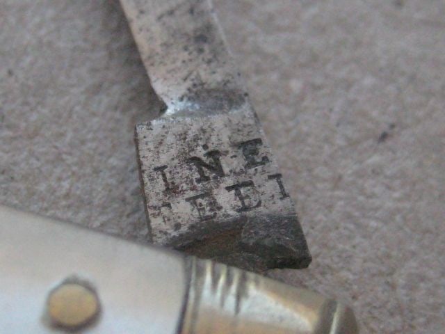 Victorian Mother of Pearl Hafted Steel Bladed Folding Fruit Knife, c1900 - 3