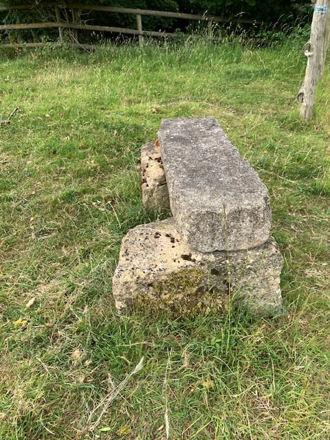 Stone Garden Bench - 2