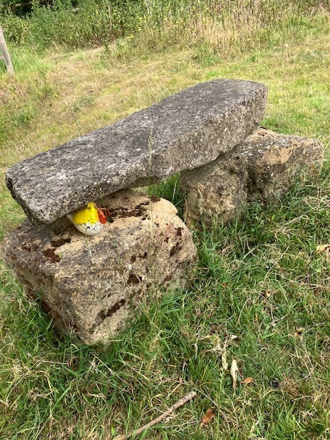Stone Garden Bench - 4