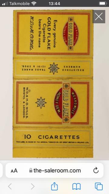 Peter Blake (B 1932) ‘Gold Flake’, Fag Packet Edition, Gold Highlights, Screenprint In C - 9